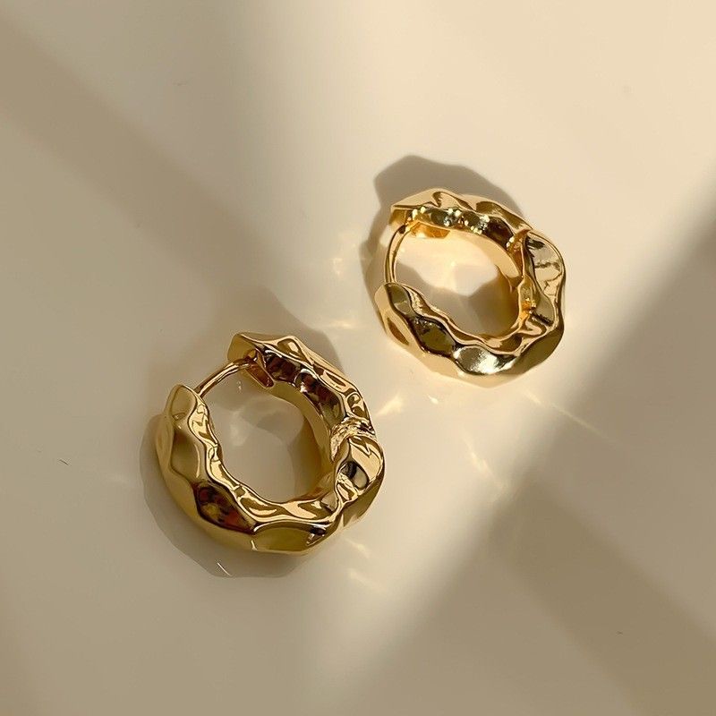 Shop Owner Recommended Simple And Exquisite Circle Hoop Women, High-End Luxury Earrings Suitable For Large Faces_voghion.com