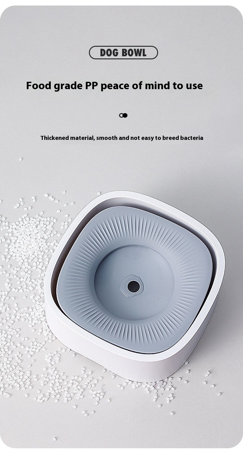 Nowy dozownik wody dla kotów i psów, który nie zwilża ust, artykuły dla zwierząt, pływająca miska_voghion.com