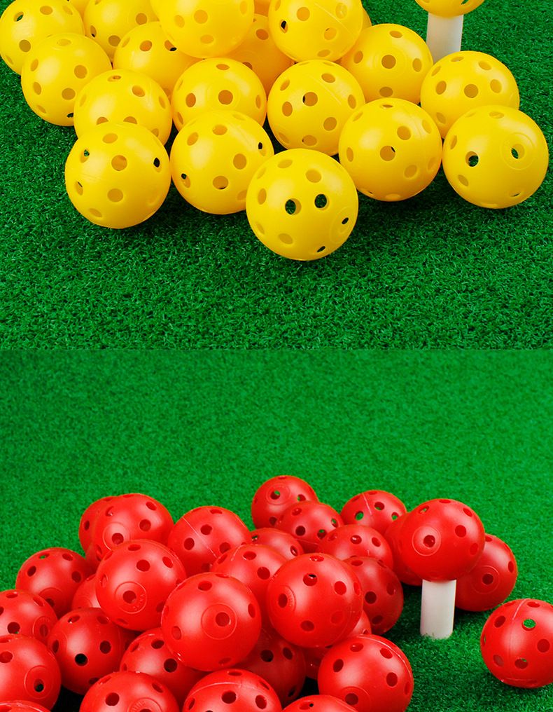 42mm Indoor Practice 26-Hole Hollow Multi-Color Optional 4.3g Golf Hole Ball_voghion.com
