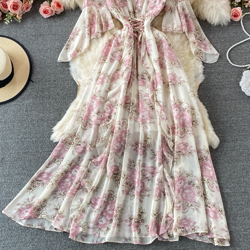 Damenmode Strandurlaub Strandrock Taille große Schaukel langer Rock_voghion.com