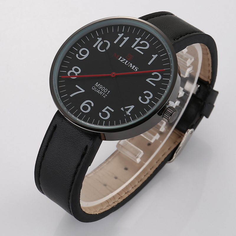 Orologio da polso da uomo d'affari casual con cintura al quarzo MIZUMS 9001_voghion.com