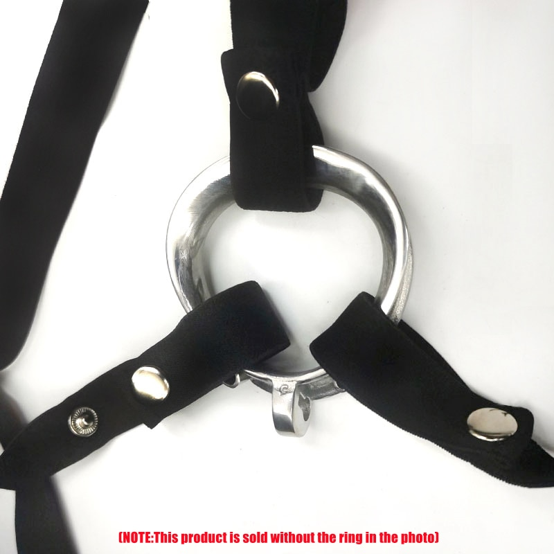 Male Chastity Device Stereo Cutting Auxiliary Belt Elastic Band Adjustable Rope Scrotum Ring Underwear Woman Adult Sex_voghion.com