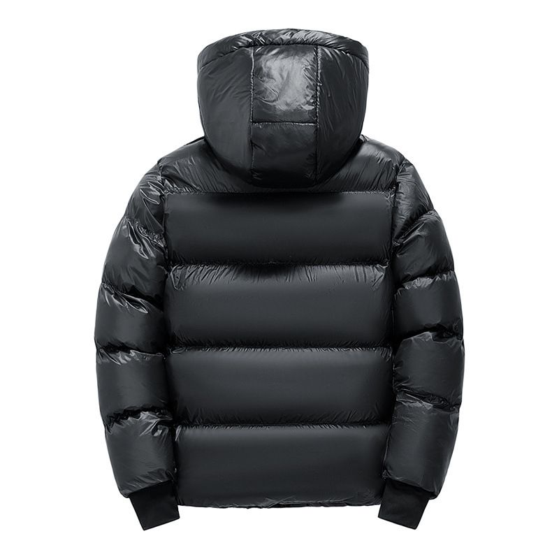 Winter winter graphene black gold cotton unisex bread jacket, hooded for warmth and waterproofing_voghion.com