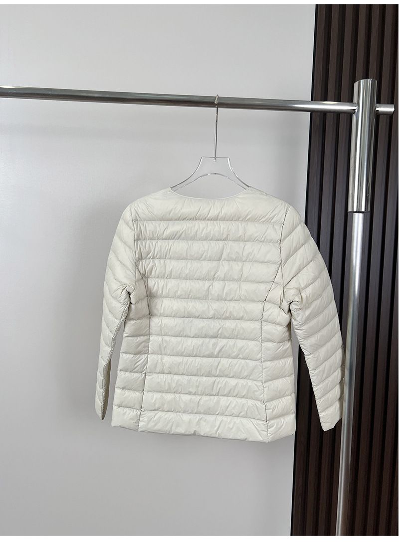 "Women's Lightweight Down Jacket – 51%-55% Duck Down – Slim Fit Long Sleeve V-Neck Layering Piece (S-4XL)"_voghion.com