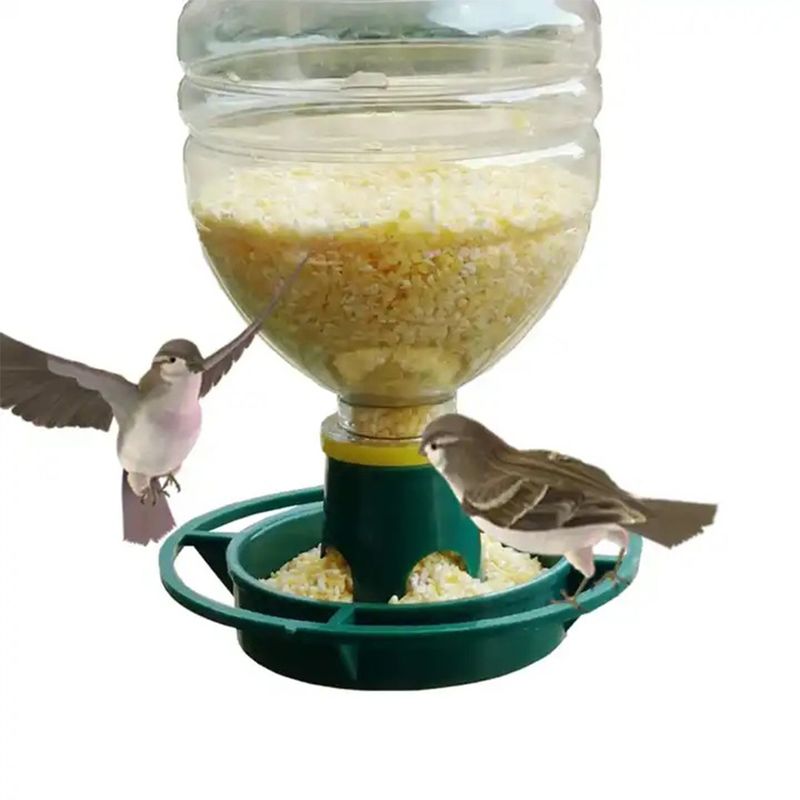 1 stücke Recycle Leere Soda Flasche Top Vogel Feeder Automatische Im Freien Garten Balkon Hängen Fütterung Tablett_voghion.com
