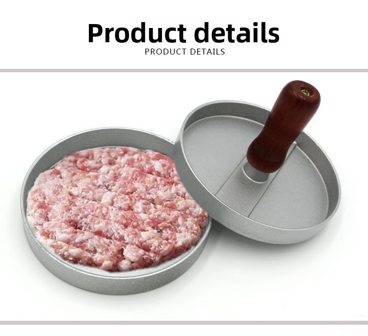 Edelstahl Patty Home Use Runde Version Hamburger Presse Multi-Funktionale Kommerziellen Form_voghion.com