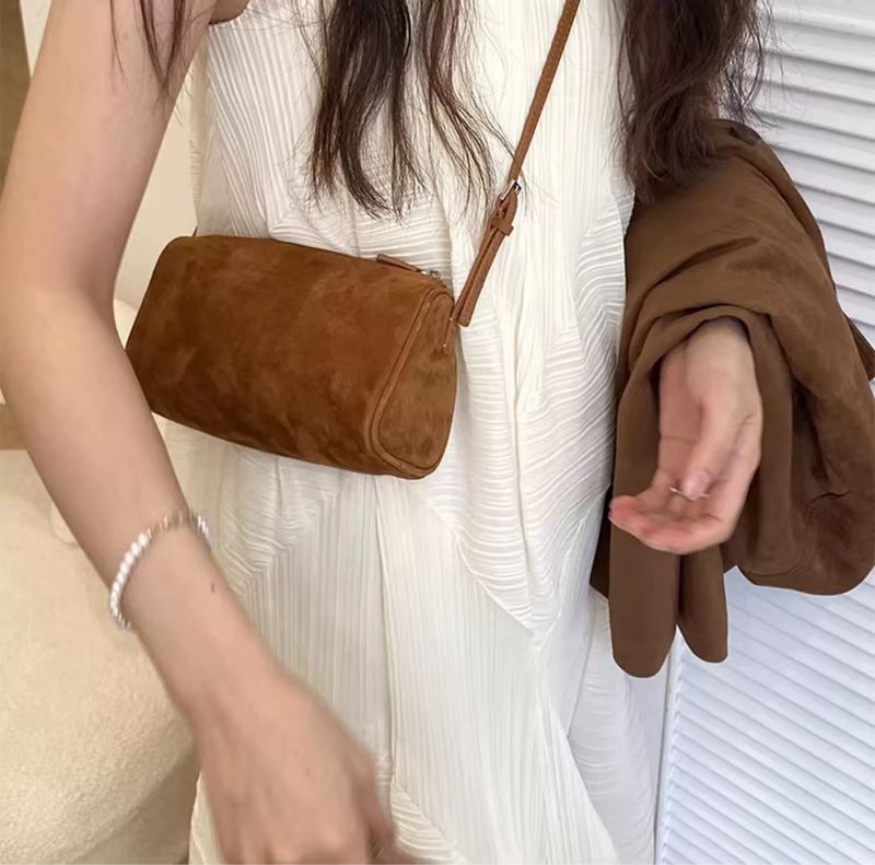 Portapenne a righe, moda, versatile, di alta qualità, in vera pelle, da donna, borsa a cuscino, casual, da ascella_voghion.com