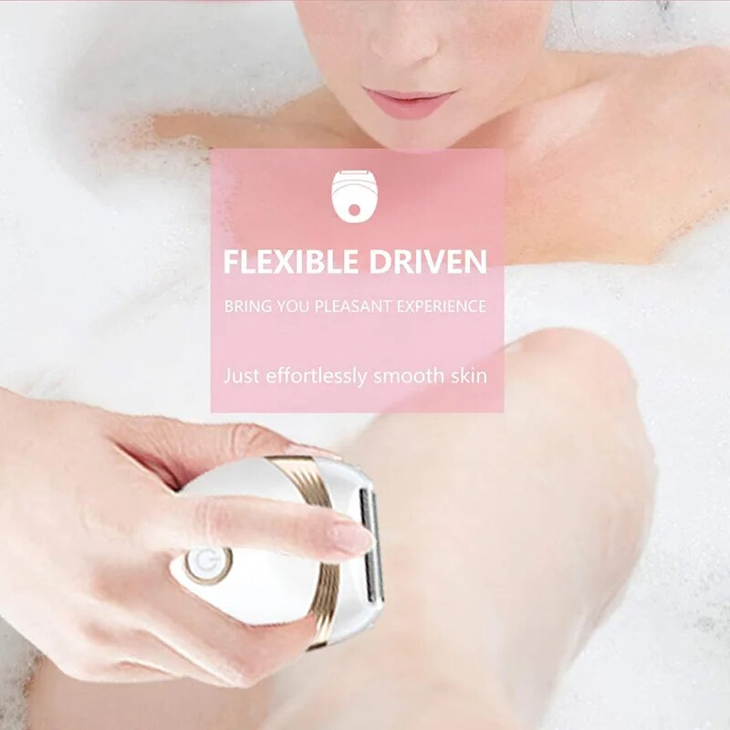Electric Hair Removal Epilator For Women Hair Trimmer Shaver Bikini Underarms Arm Leg Face Private Parts Lady Razor Depilator_voghion.com