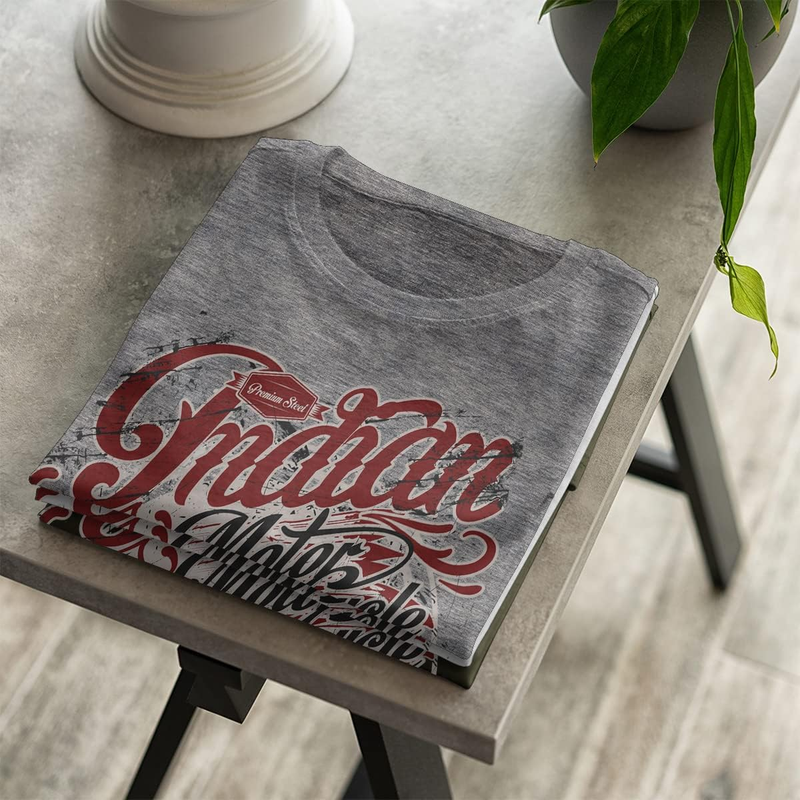 Indian Motorcycle Club T Shirt homme crâne Chopper vélo moto S XL_voghion.com
