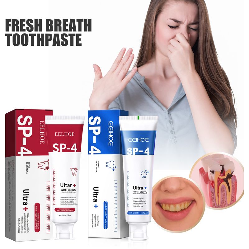 EELHOE Protect Gum Fresh Breath Tandrengöring Rösta Reparation Tandblekning Sp 4 Probiotisk kariestandkräm_voghion.com