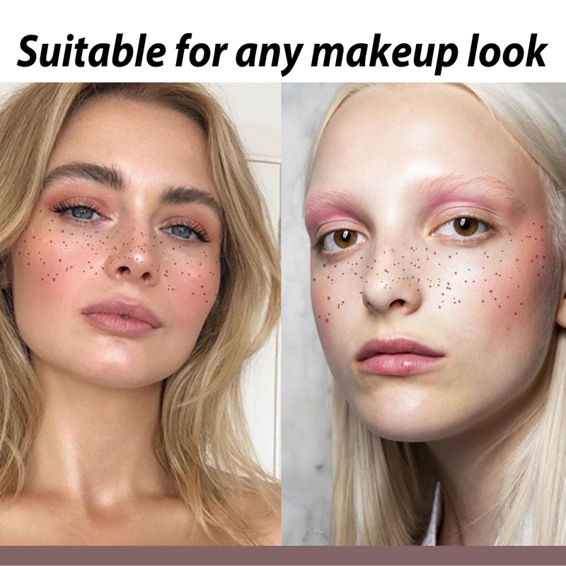 Eelhoe tatueringslapp fashionabla personliga fräknar vattentät och svettbeständig långvarig sminkfest_voghion.com