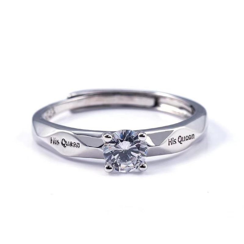 Streaming live di Moissanite per donna con corona a cuore, sei punte, zircone da 50 carati, anello di nozze con diamanti_voghion.com