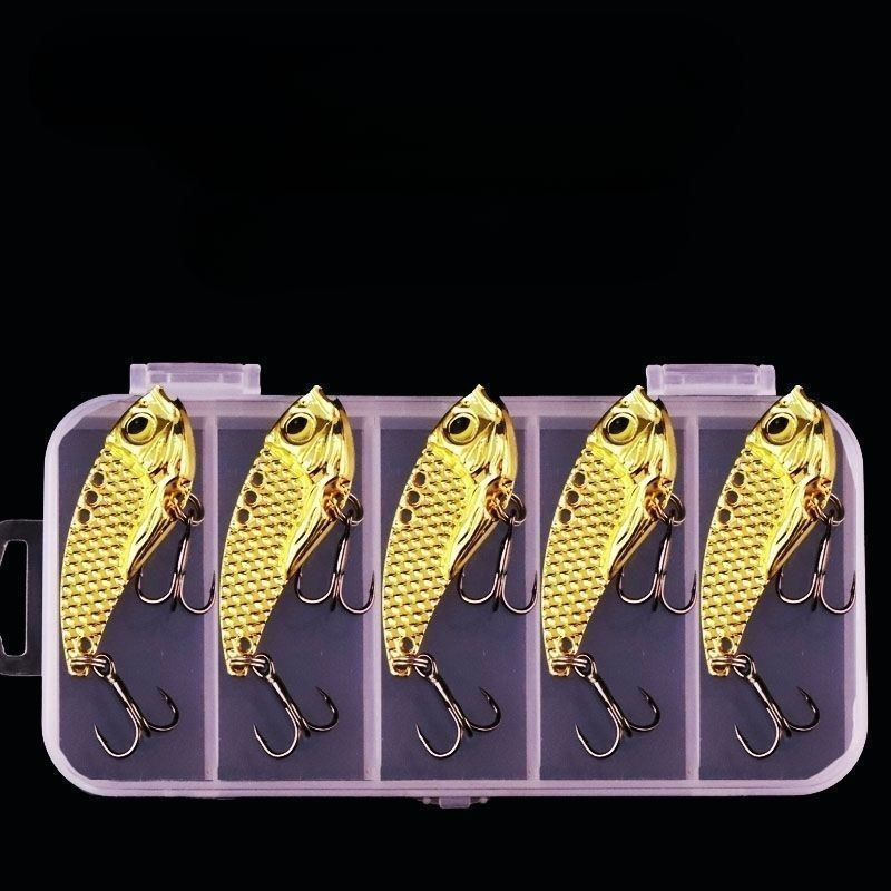 Metal Dragon Scale Sequin Colorful Vib Rattlesnake Long Casting Topmouth Culter Lure Horse Mouth Bass Freshwater_voghion.com