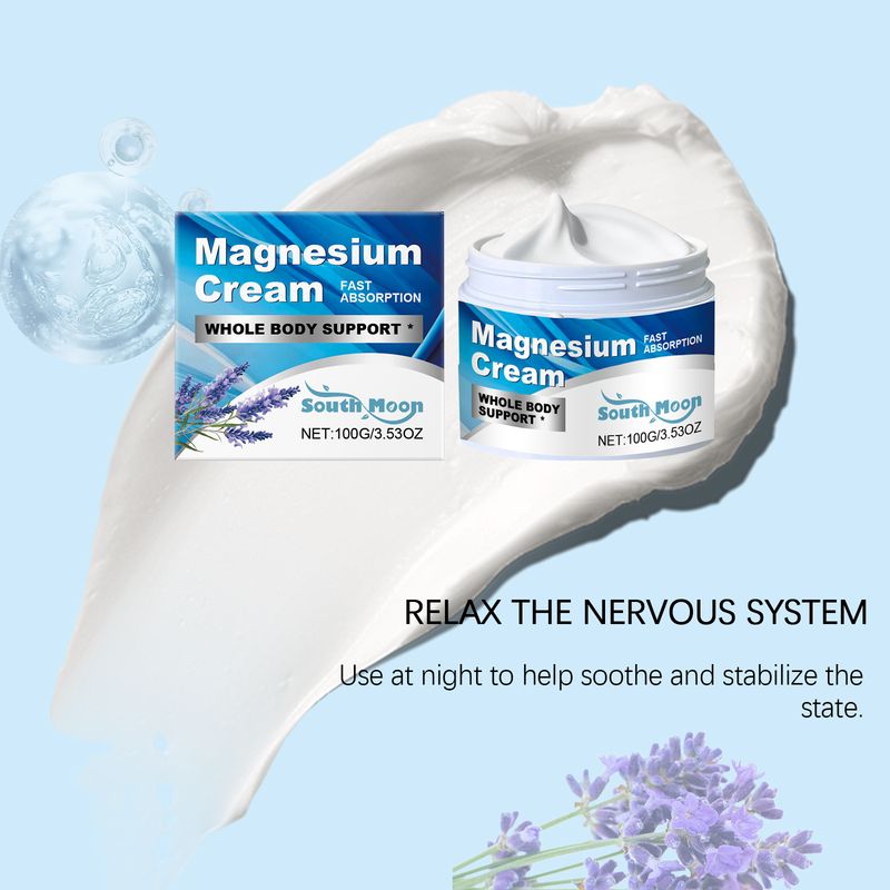 Crema per la cura del corpo South Moon Lavender Magnesium Nighttime Comfort Quiet Relaxation Sleep_voghion.com