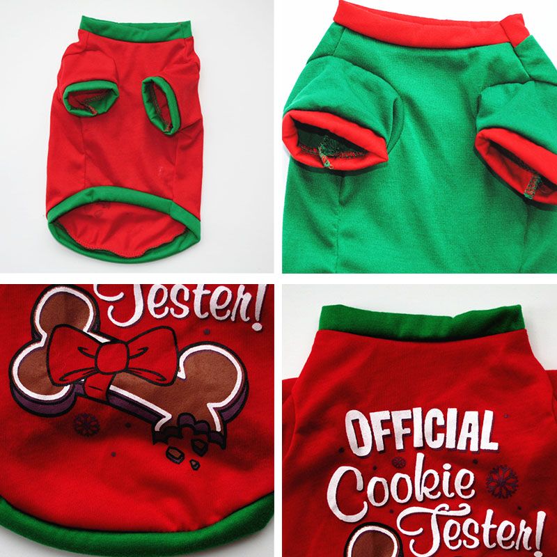 Navidad y Año Nuevo para perros pequeños y medianos, disfraz de chihuahua, camiseta para mascota, ropa abrigada para perros Yorkshire de PawParty Store_voghion.com