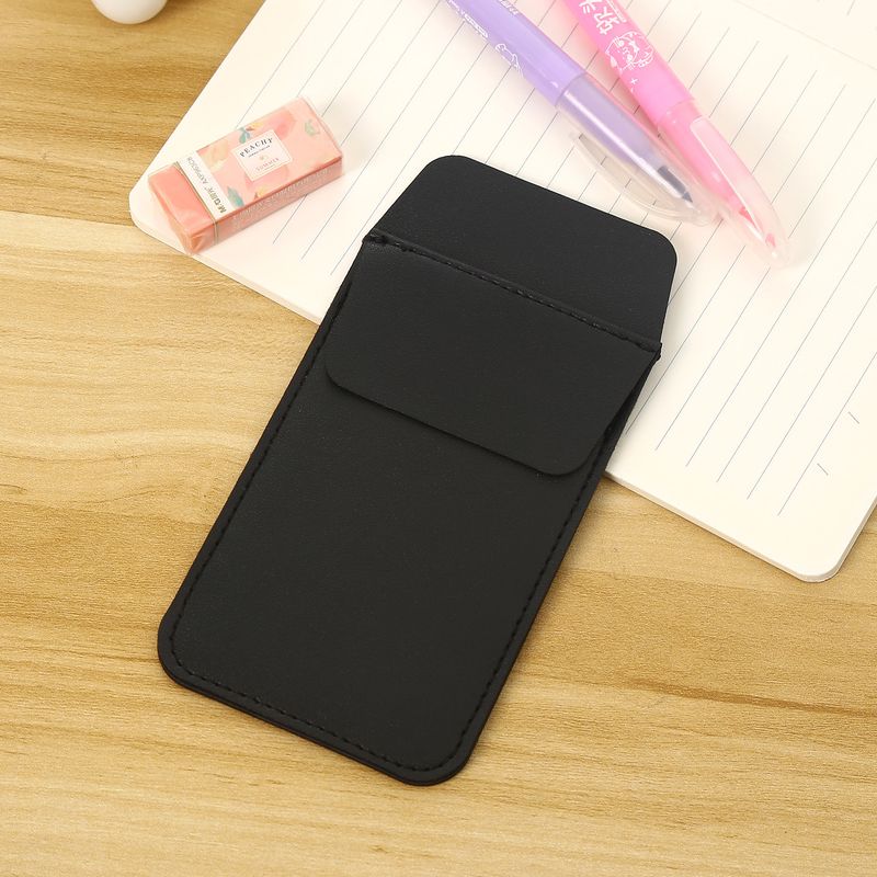 Creatieve PU leren etui met grote capaciteit, dubbele duurzame draagbare etui met zak, multifunctionele dokters- en verpleegsterspen_voghion.com