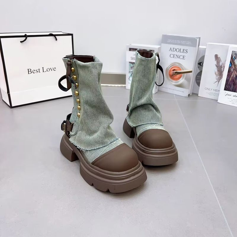 p9/Martin wo, τζιν κοντά πριτσίνια, μπότες δύο τεμαχίων σε στυλ καυτού κοριτσιού, χοντρές σόλες, ψηλόμεσες μπότες για μικρόσωμα άτομα,_voghion.com