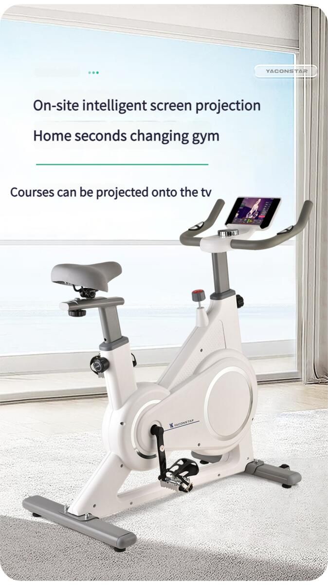 Bici elettrica silenziosa per esercizi cardio a casa con controllo magnetico intelligente_voghion.com