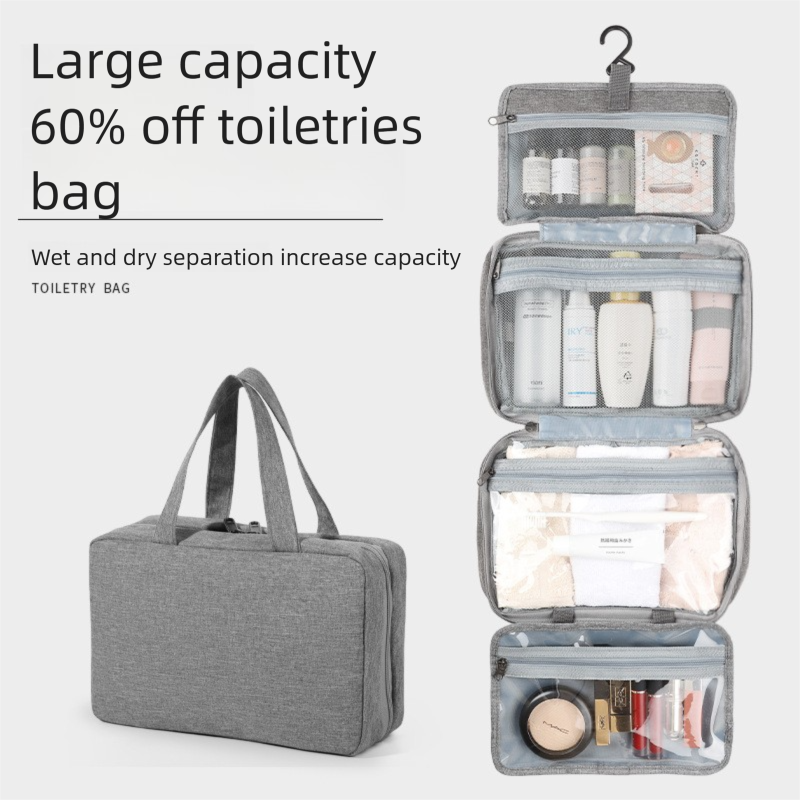 TACTICAL Toilettensystem | Wasserdichtes Kulturbeutelset für Herren | Trocken-/Nasstrennung nach Militärstandard | Faltbar & TSA-fähig_voghion.com