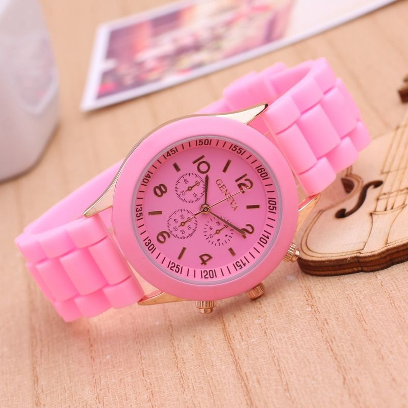 Siliconen Casual Quartz en Sieraden Dameshorloge_voghion.com