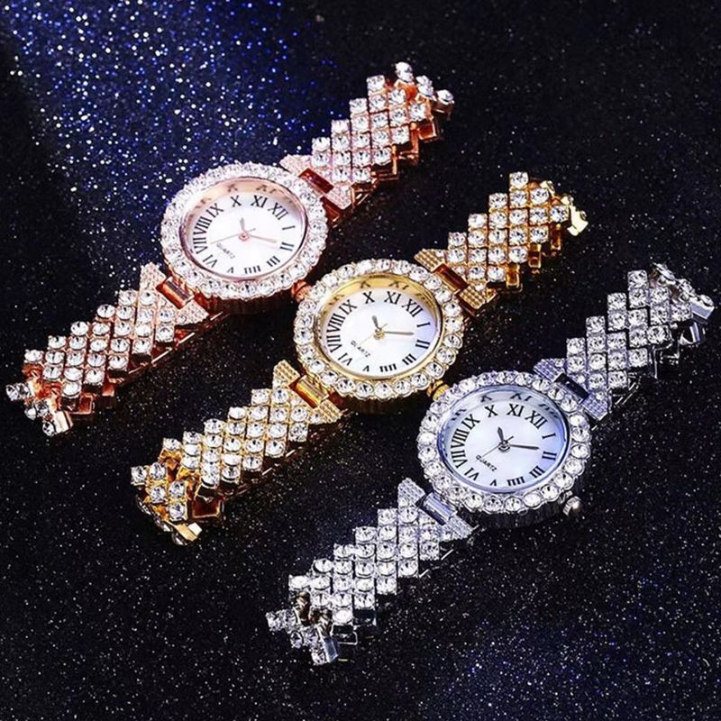 Módní dámské hodinky Quartz s perlovým pohybem Sada šperků New Love_voghion.com