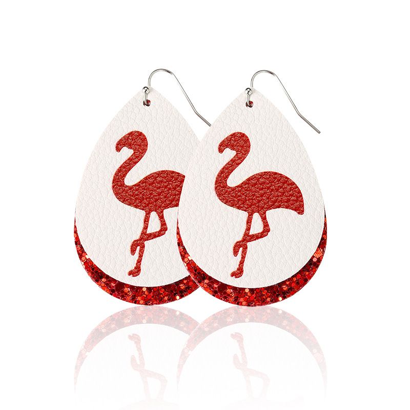 pendientes de pelota, pendientes de rugby, pendientes de pelota con purpurina y lentejuelas, pendientes de cuero de colores_voghion.com