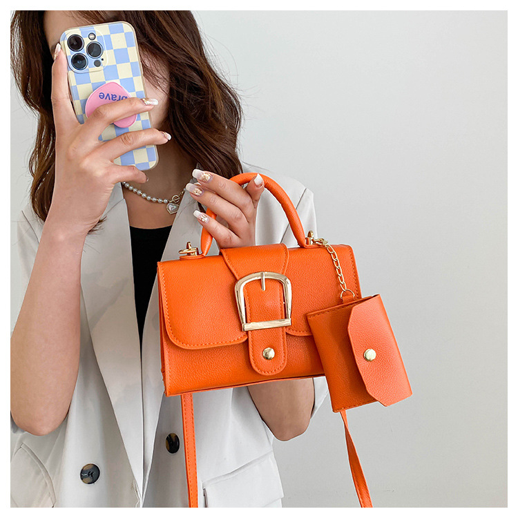 2024 New Candy Color Simple Retro Trendy Western Style Cross Shoulder Handheld Small Square Bag for Women_voghion.com