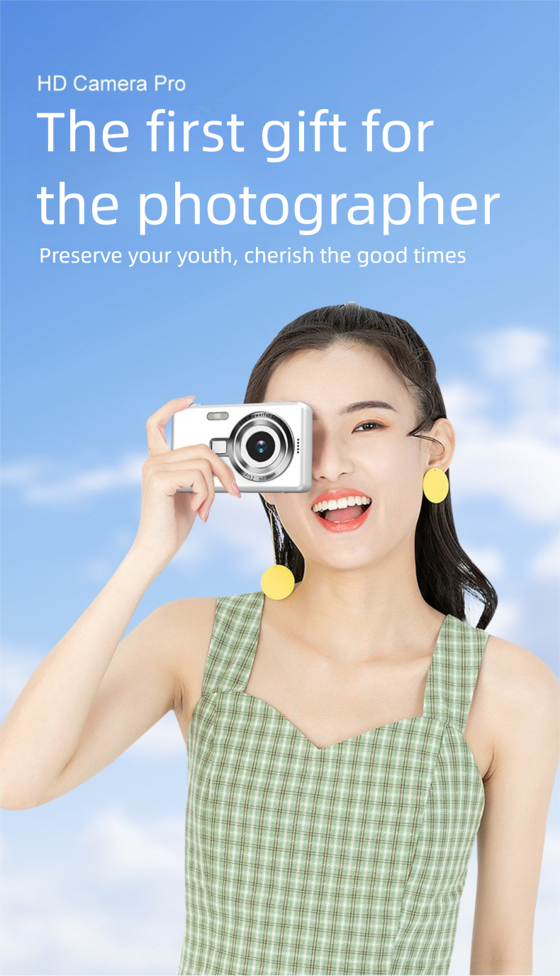 CCD Student Entry-Level HD Dual-Recording Digital For Home Use, Children's Photography, Small Mini Camera_voghion.com