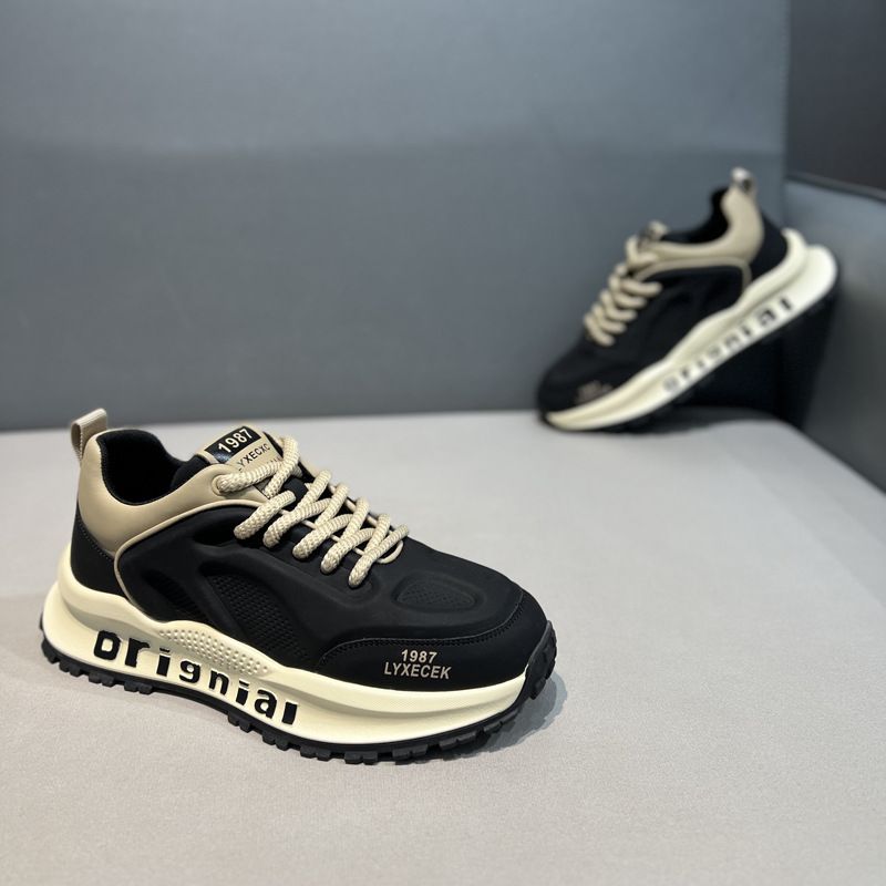 Soft sole sports shoes Campus youth students comfortable breathable leisure running shoes_voghion.com