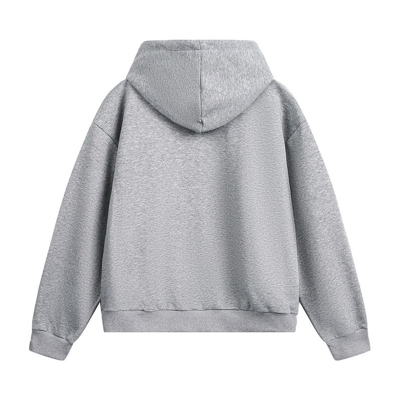 Einfarbiger Kapuzenpullover im amerikanischen Stil für Herren, Frühling und Herbst, locker, trendig, lässig, langärmelig_voghion.com