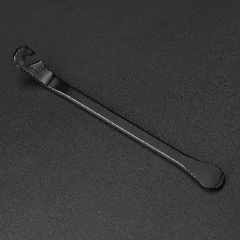 Black metal bicycle outer pry bar, mountain bike tire disassembly tool, riding equipment_voghion.com