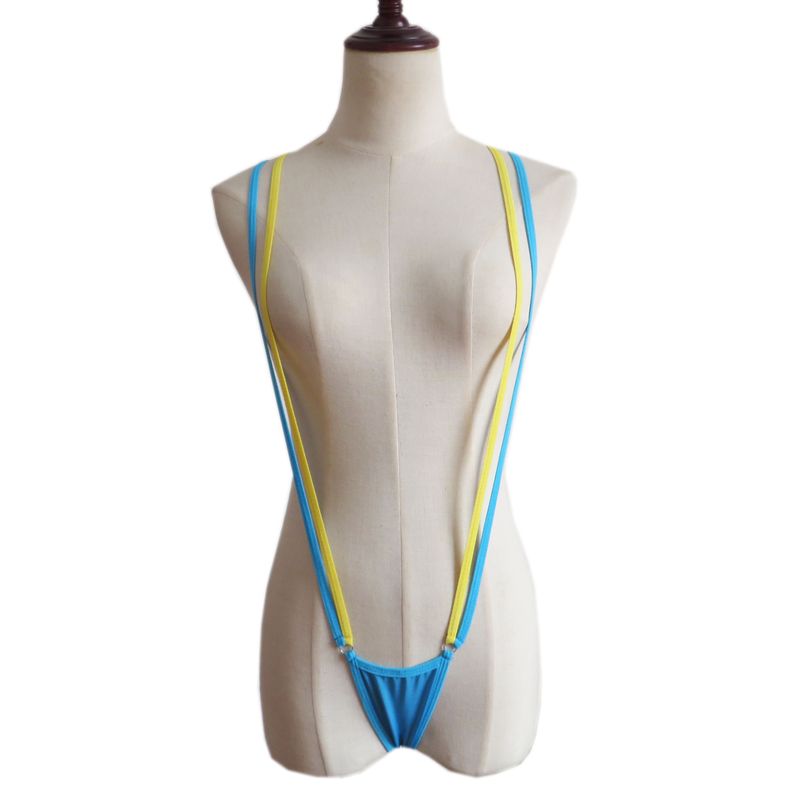 Mini badpak badmode dame sexy pyjama ondergoed driepunts bikini eendelig ondergoed_voghion.com