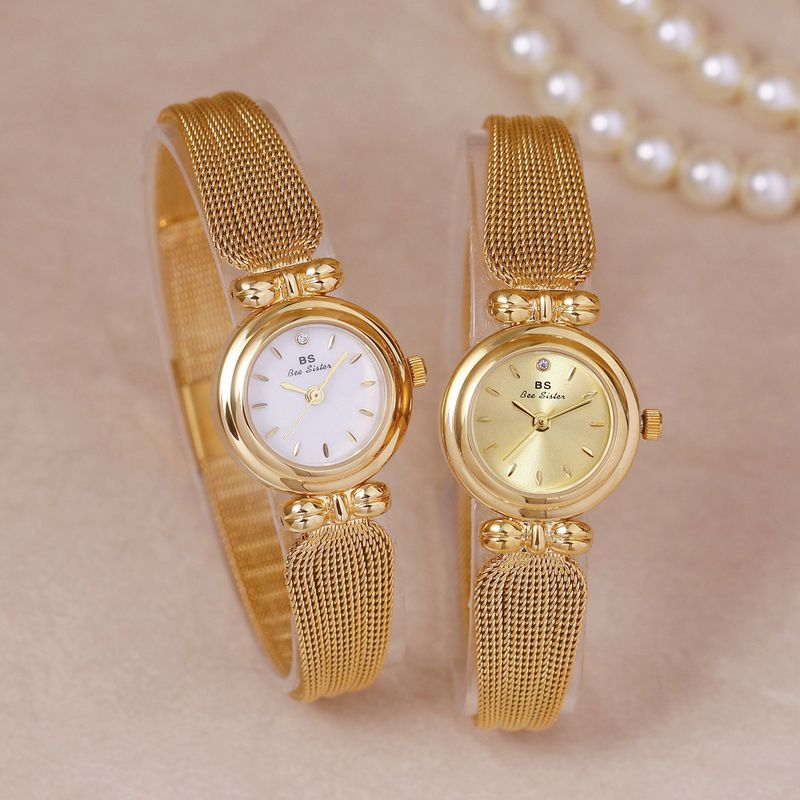 Women's Elegant Wheat Ear Design Luxury Quartz Watch With Mineral Crystal And Stainless Steel Clasp Temperament Women's Watch_voghion.com