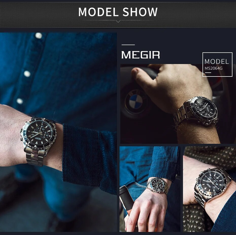 Reloj de pulsera militar con cronógrafo de acero inoxidable de cuarzo para hombre, de lujo, para negocios_voghion.com