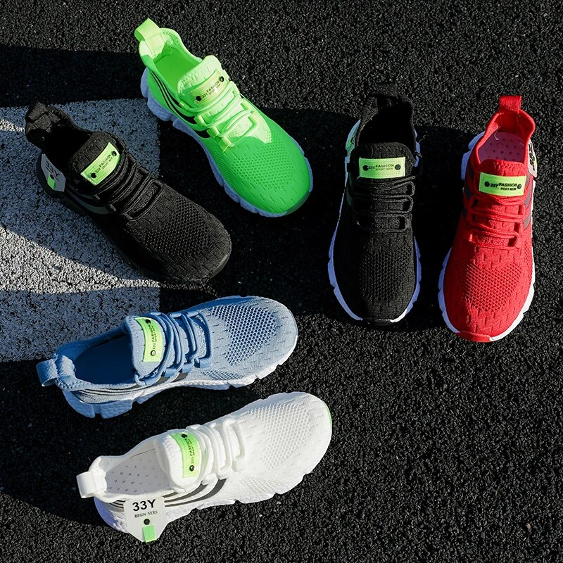 Herren Lässige Atmungsaktive Laufschuhe Sprts Shes Male Light Nn-Slip Klassische Turnschuhe für Wmen Mesh Athletic Tenis_voghion.com