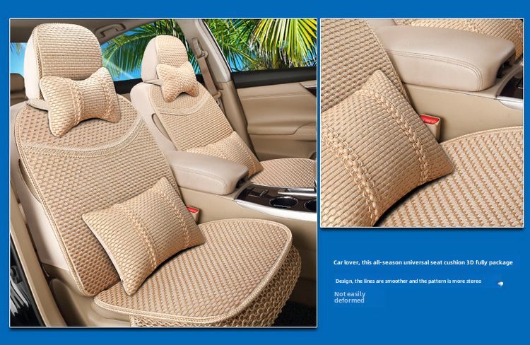 Almofada Four Seasons 006 cartoon China nó todo gelo seda almofada de assento de carro verão almofada de assento conjunto estofamento suprimentos_voghion.com