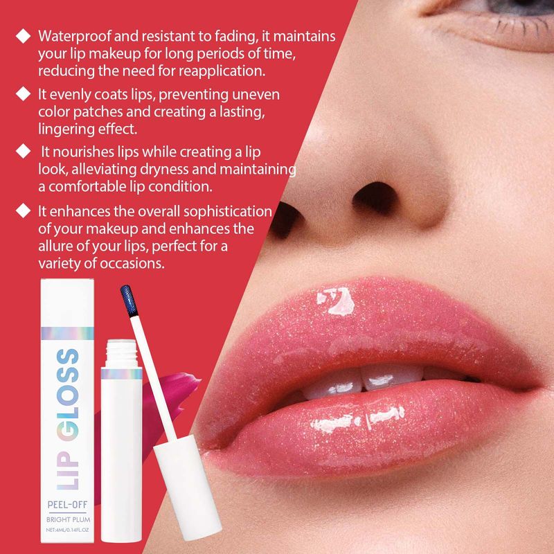 Tear-off Tint Moisturizing Glossy Easy To Apply Natural Non-stick Cup Daily Portable Lip Makeup_voghion.com