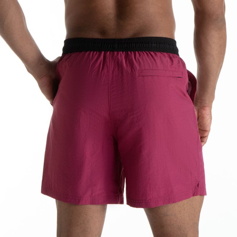 Pantaloncini da spiaggia da uomo in stile europeo - Impermeabili e foderati per spiaggia e nuoto (cavallo con tassello, vestibilità ampia, asciugatura rapida, nero/blu, dalla S alla XXL)_voghion.com