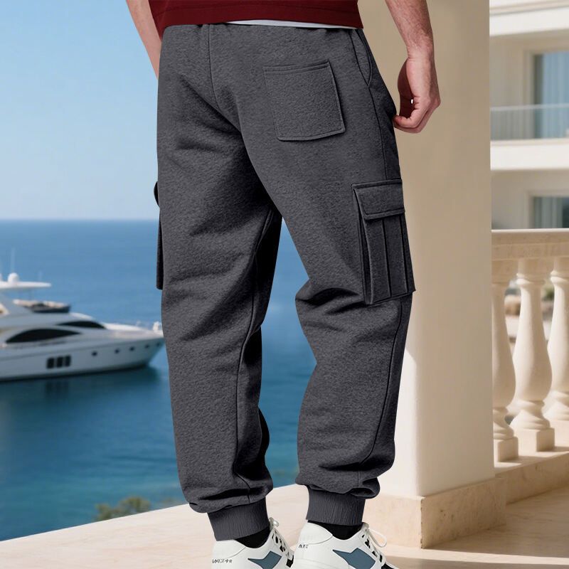 Tactical Cargo Joggers – Fleecegefütterte Arbeitshose für Herren mit mehreren Taschen und verstellbaren Bündchen (S-3XL)_voghion.com
