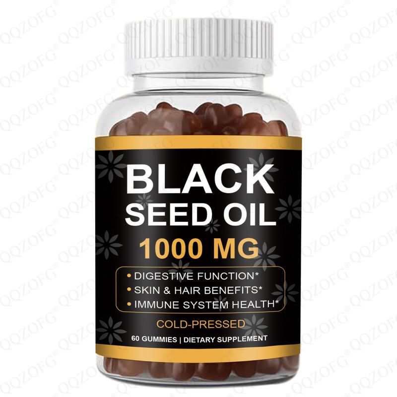 New In Stock Free Shipping Hot Selling Black Seed Oil BLACK SEED OIL Gummies Source Factory_voghion.com