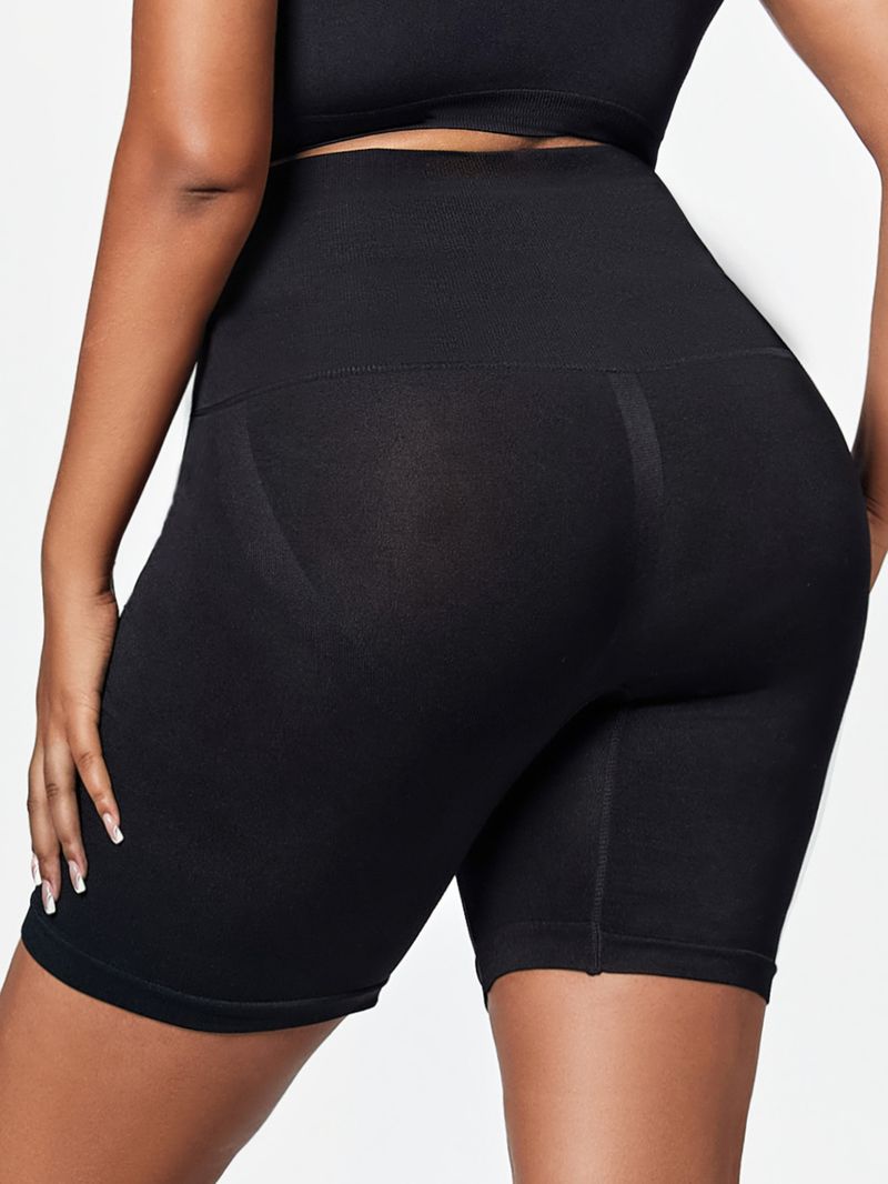hip lifting and belly tightening pants, enhanced version, belly tightening high waisted safety pants, slimming pants without curling_voghion.com