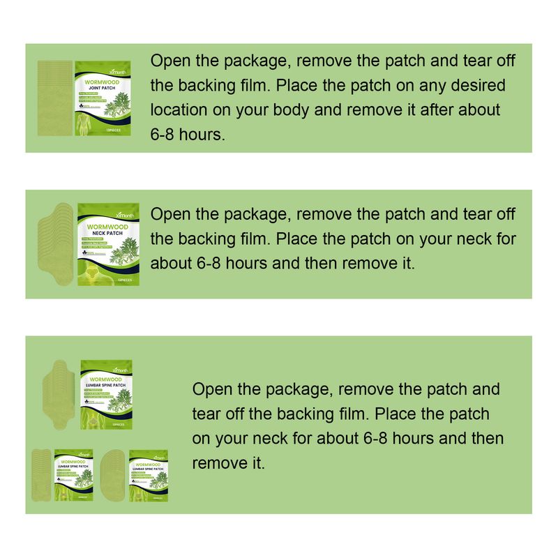 Ai Cao Joint Patch Series Lindert Gelenkmuskel-, Knochen-, Taillen-, Schulter- und Nackenschmerzen Körperpflegepflaster_voghion.com
