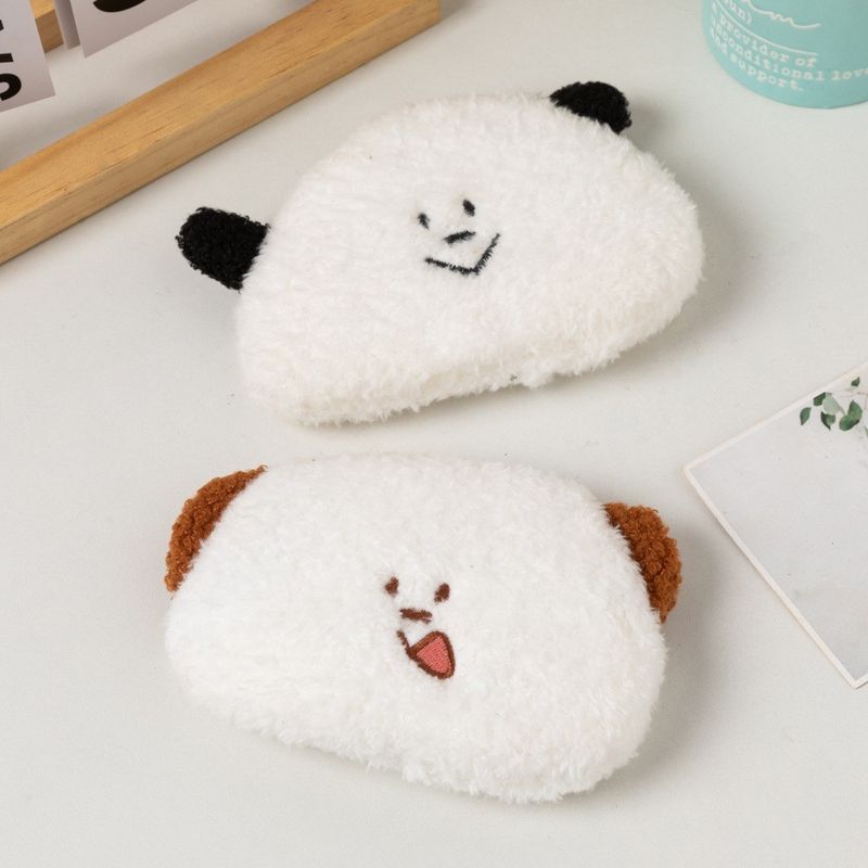 New Can't Hide Secretly Same Style San Zhi Bear Plush Pencil Case Coin Purse Card Holder Key Storage Bag_voghion.com