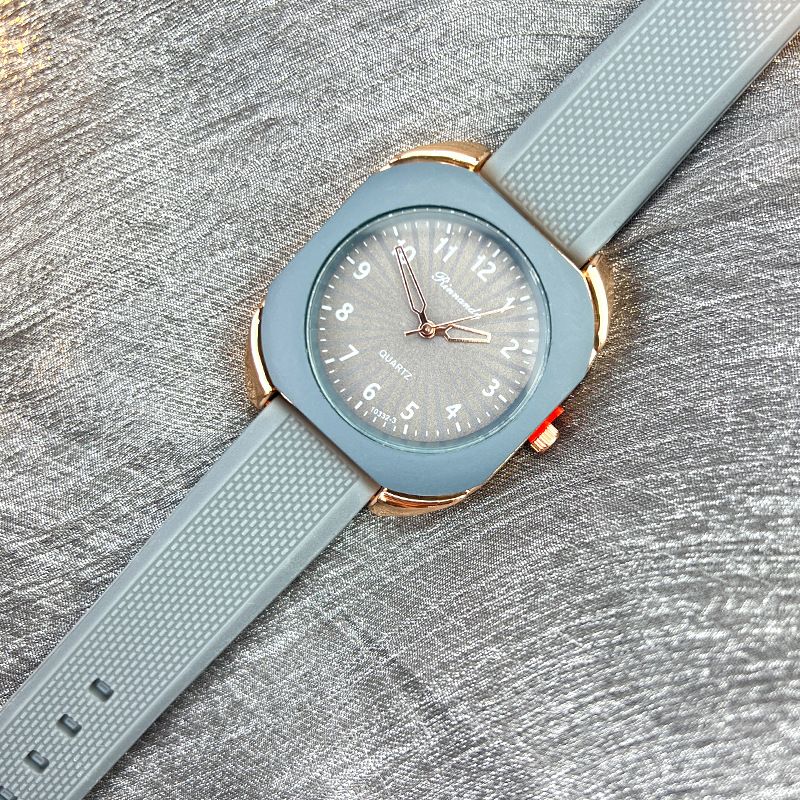 Orologio digitale con cassa rettangolare, bordo in metallo color caramella, orologio da scuola in silicone, regalo per lavoro, tutti i giorni, compleanno, anniversario, San Valentino_voghion.com