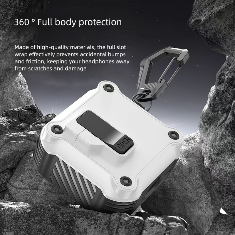 4 auricolari con cancellazione del rumore di quarta generazione, custodia protettiva magnetica Pro2 con apertura automatica e anticaduta_voghion.com