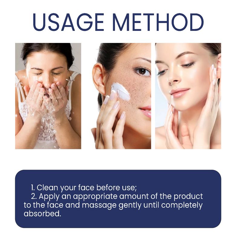 Crema schiarente Hoygi Skin Genesis Spot Whitening Cream, diluire le macchie, pelle liscia e colore bianco brillante. Questa delicata crema idratante per la pelle._voghion.com