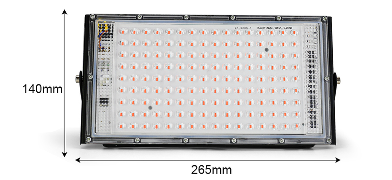 Oświetlenie LED do uprawy lampa fito AC 220V 150W reflektor LED o pełnym spektrum kryty odkryty roślina szklarniowa hydroponiczna roślina Spotlight_voghion.com