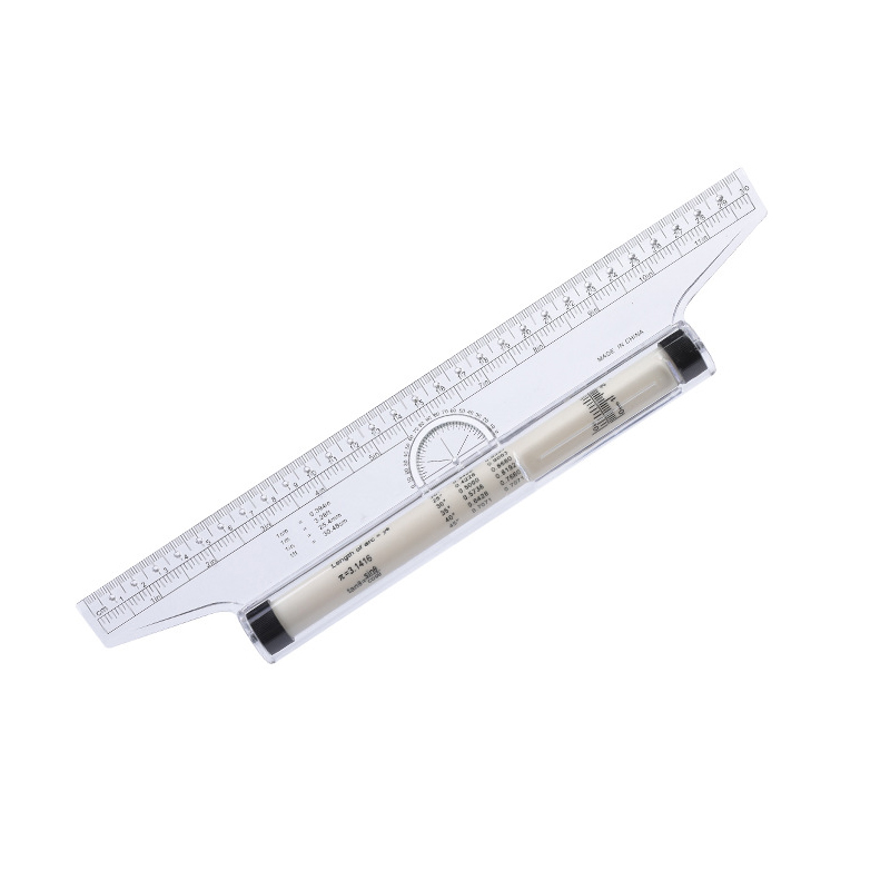 1Pcs 30cm Sewing Ruler Parallel Ruler Drafting Roller Ruler Balance Ruler Pan Angle Ruler Multi-Purpose Drawing Design_voghion.com