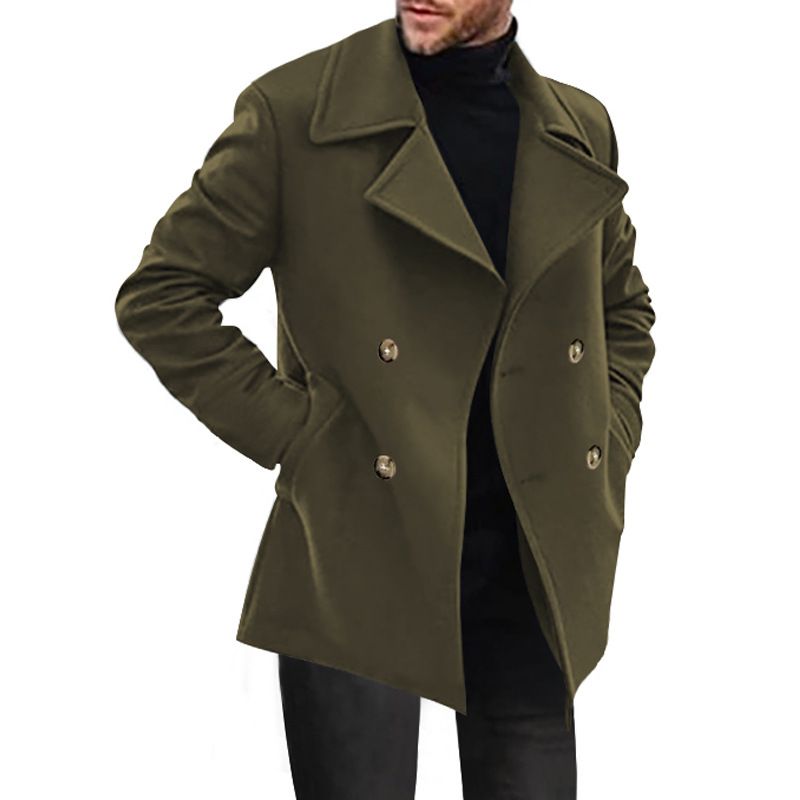 Giacca a vento da uomo, cappotto da uomo, giacca casual da uomo, di media lunghezza, per il commercio estero_voghion.com