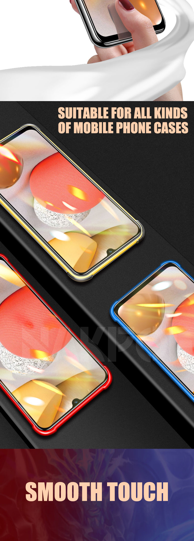 9D Koruyucu Cam Samsung Galaxy A02 A12 A32 A42 A52 A72 F41 F62 M02 M12 Temperli Cam Samsung A01 A51 A71 Ekran Filmi_voghion.com